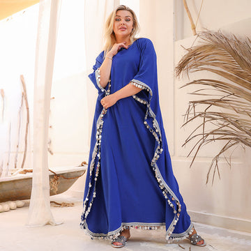 عباية كريب تطريز