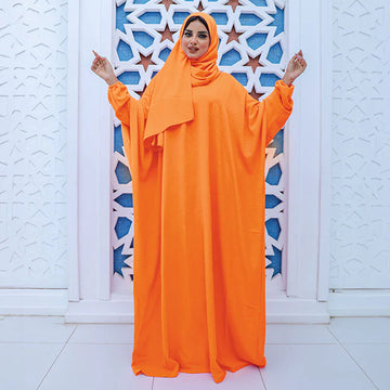 إسدال سعودي كريب سادة