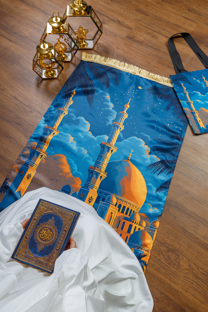 سجادة صلاة + شنطة توت باج - BG-PM642