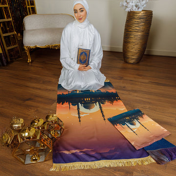 سجادة صلاة + شنطة توت باج - BG-PM672