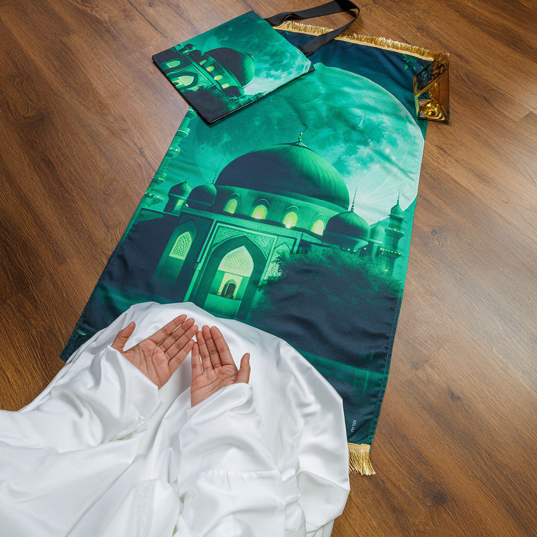 سجادة صلاة + شنطة توت باج - BG-PM588