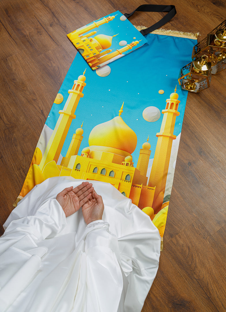 سجادة صلاة + شنطة توت باج - BG-PM662