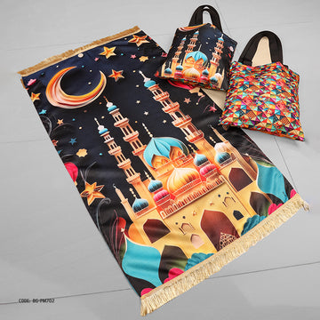 سجادة صلاة + شنطة توت باج - BG-PM702
