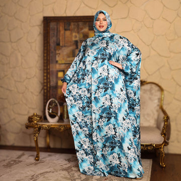 إسدال حرير أرماني طباعة ديجيتال - DPIA016