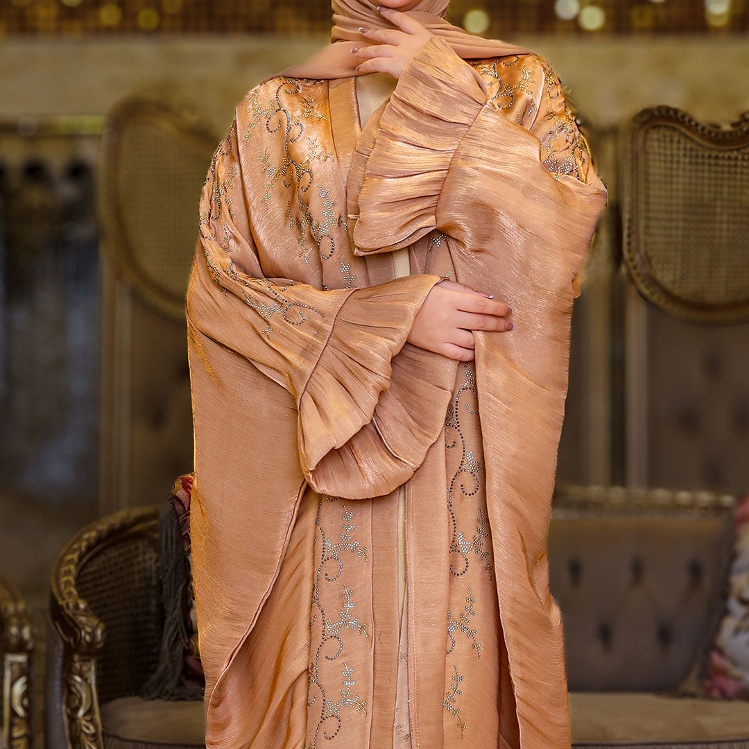 توينز عباية إماراتي أورجانزا - DPTA003