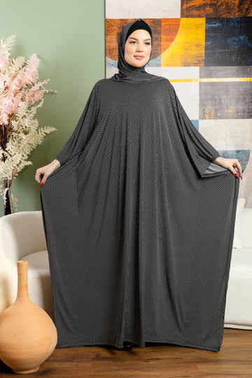عباية سعودي بطرحة-EZT145