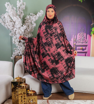 خمار سعودي مشجر - KHM1523