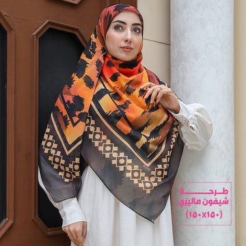 طرحة شيفون ماليزي - SC5006