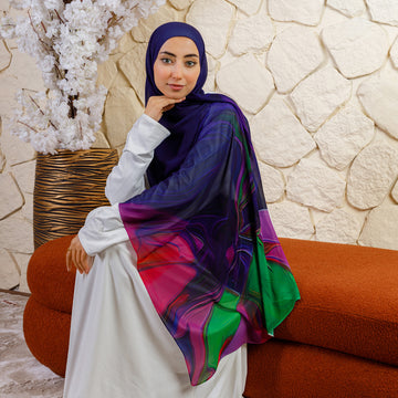 طرحة شيفون ديجيتال٢متر - SC8063