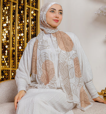 طرحة شيفون ديجيتال ٢متر *٧٠سم - SC8161