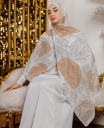 طرحة شيفون ديجيتال ٢متر *٧٠سم - SC8161