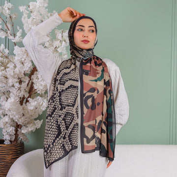 طرحة شيفون ديجيتال ٢متر *٧٠سم - SC8164