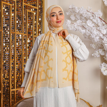 طرحة شيفون ديجيتال ٢متر *٧٠سم - SC8198