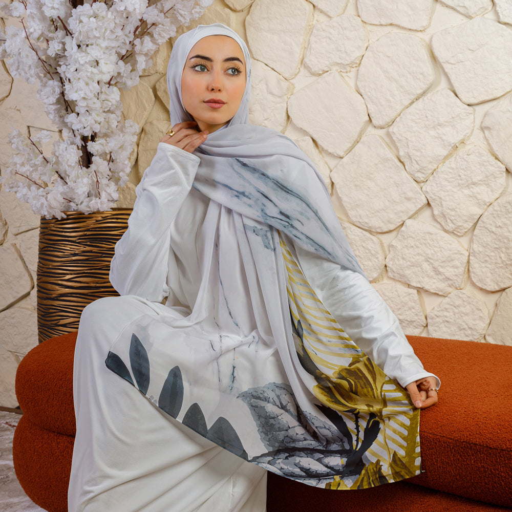 طرحة شيفون ديجيتال ٢متر *٧٠سم - SC8308