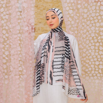 طرحة شيفون ديجيتال ٢متر *٧٠سم - SC8329