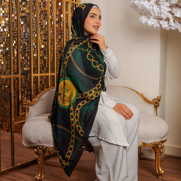 طرحة شيفون ديجيتال ٢متر *٧٠سم - SC8365