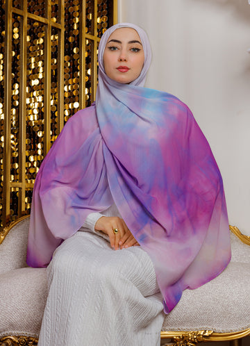 طرحة شيفون ديجيتال ٢متر - SC8385