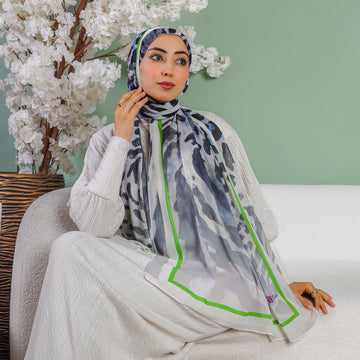 طرحة شيفون ديجيتال ٢متر - SC8447