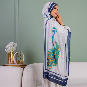 طرحة شيفون ديجيتال ٢متر *٧٠سم - SC8449
