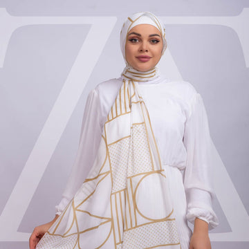 طرحة شيفون ديجيتال ٢متر *٧٠سم - SC8457