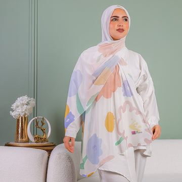 طرحة شيفون ديجيتال ٢متر *٧٠سم - SC8461