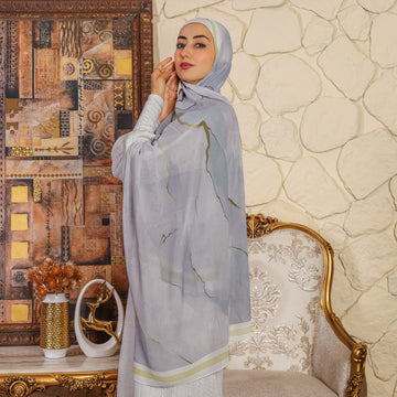 طرحة شيفون ديجيتال ٢متر *٧٠سم - SC8471
