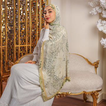 طرحة شيفون ديجيتال ٢متر *٧٠سم - SC8490