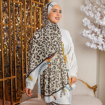طرحة شيفون ديجيتال ٢متر *٧٠سم - SC8492