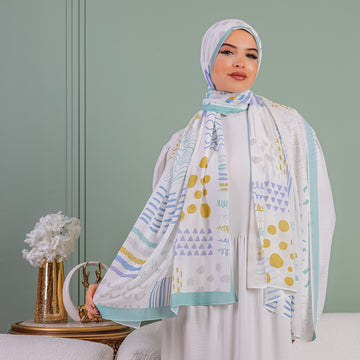طرحة شيفون ديجيتال ٢متر *٧٠سم - SC8500