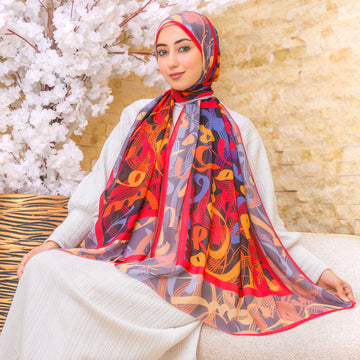 طرحة شيفون ديجيتال ٢متر - SC8521