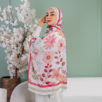 طرحة شيفون ديجيتال ٢متر *٧٠سم - SC8618