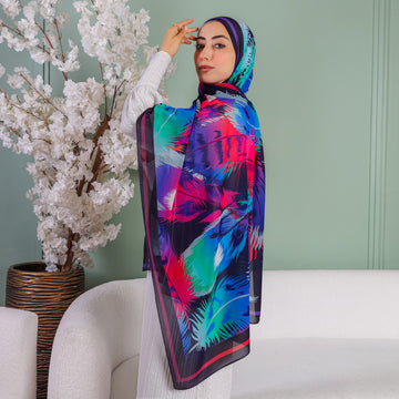 طرحة شيفون ديجيتال ٢متر *٧٠سم - SC8624