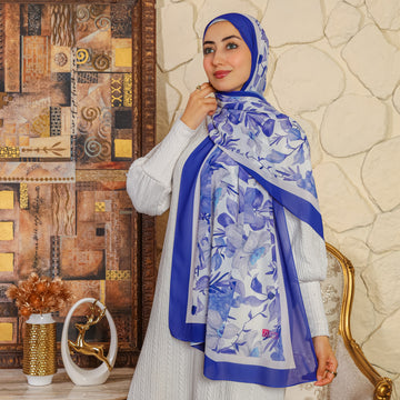طرحة شيفون ديجيتال ٢متر *٧٠سم - SC8670