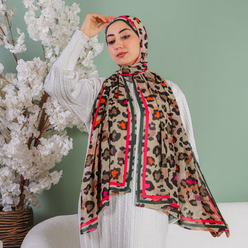 طرحة شيفون ديجيتال ٢متر *٧٠سم - SC8692