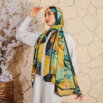 طرحة شيفون ديجيتال ٢متر *٧٠سم - SC8695