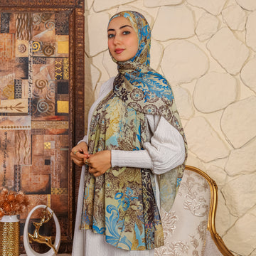 طرحة شيفون ديجيتال ٢متر - SC8738