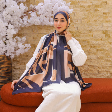طرحة شيفون ديجيتال ٢متر *٧٠سم - SC8820