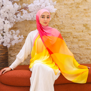طرحة شيفون ديجيتال ٢متر - SC8821