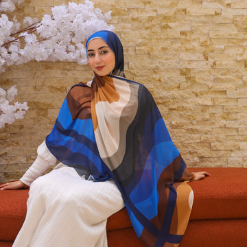 طرحة شيفون ديجيتال ٢متر - SC8822