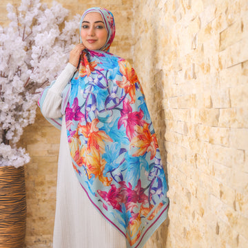 طرحة شيفون ديجيتال ٢متر - SC8824
