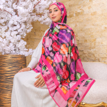 طرحة شيفون ديجيتال ٢متر - SC8841