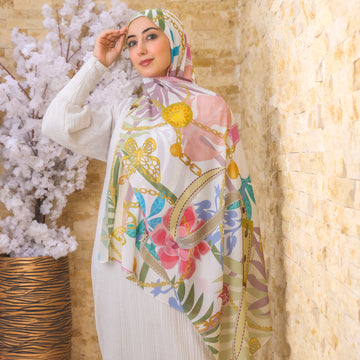 طرحة شيفون ديجيتال ٢متر - SC8857