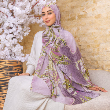 طرحة شيفون ديجيتال ٢متر *٧٠سم - SC8871