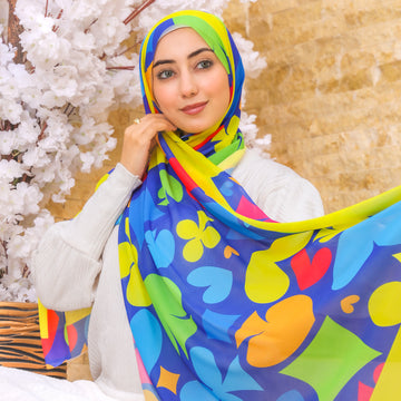 طرحة شيفون ديجيتال ٢متر - SC8877