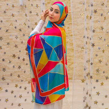 طرحة شيفون ديجيتال ٢متر - SC8935