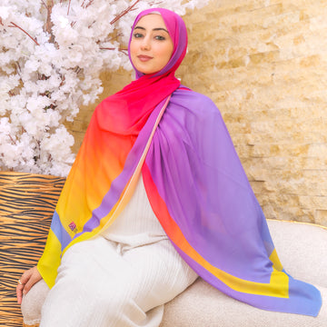 طرحة شيفون ديجيتال ٢متر - SC8987