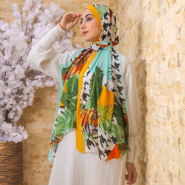 طرحة شيفون ديجيتال ٢متر - SC9090