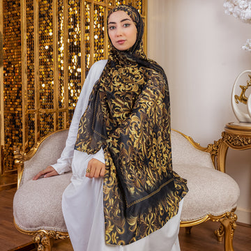 طرحة شيفون ديجيتال ٢متر *٧٠سم -SC9110