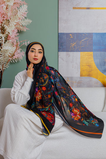 طرحة شيفون ديجيتال ٢متر *٧٠سم - SC9270