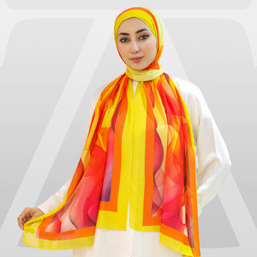 طرحة شيفون ديجيتال ٢متر - SC9274